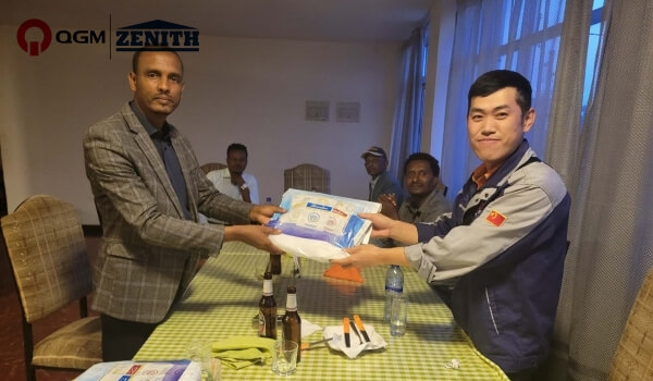 Barisan Pengeluaran Mesin Pembuat Blok QGM QT6 Baharu Disiapkan di Nekemte untuk Pembinaan Semula Selepas Perang.