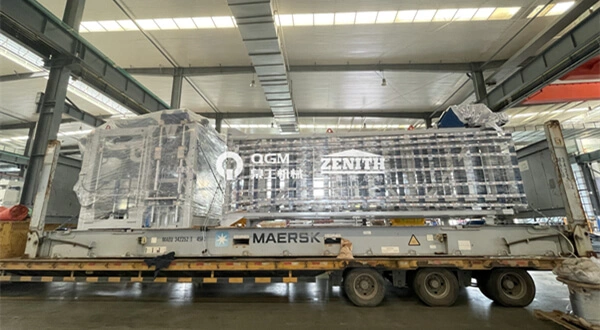 QGM Baharu ZN1200C Loji Blok Automatik Sepenuhnya ke Mexico- Membantu Pembinaan Semula Tempatan Selepas Gempa Mexico