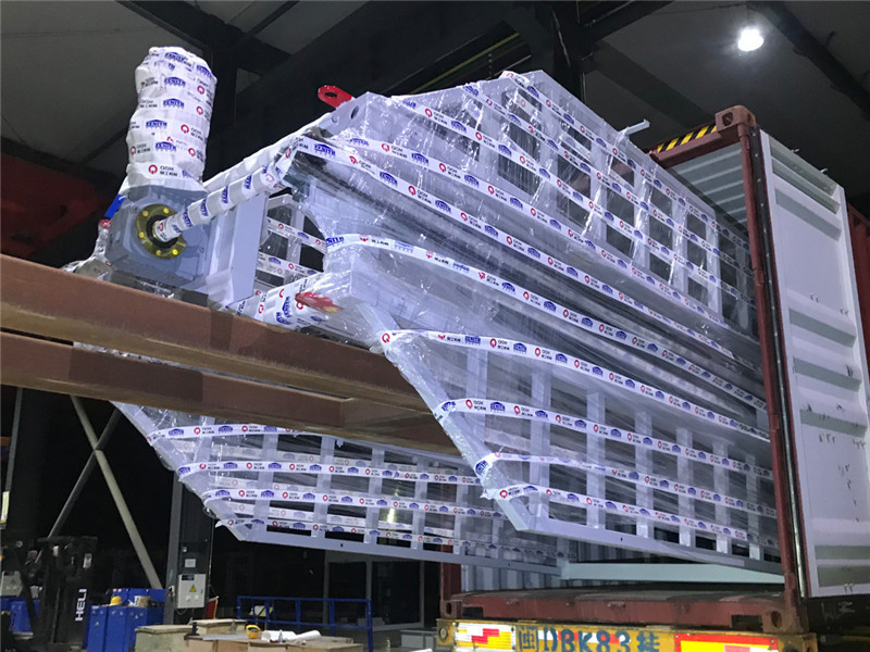 Mesin Blok Automatik ZN900CG QGM dengan Sistem rak pengawetan telah Dihantar ke El Salvador