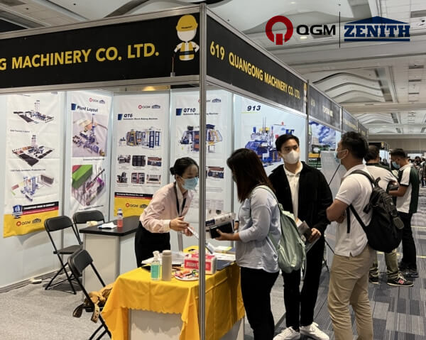 QGM-ZENITH Bawa Lebih Banyak Penyelesaian untuk Pembuatan Blok Konkrit pada 2022 PHILCONSTRUCT