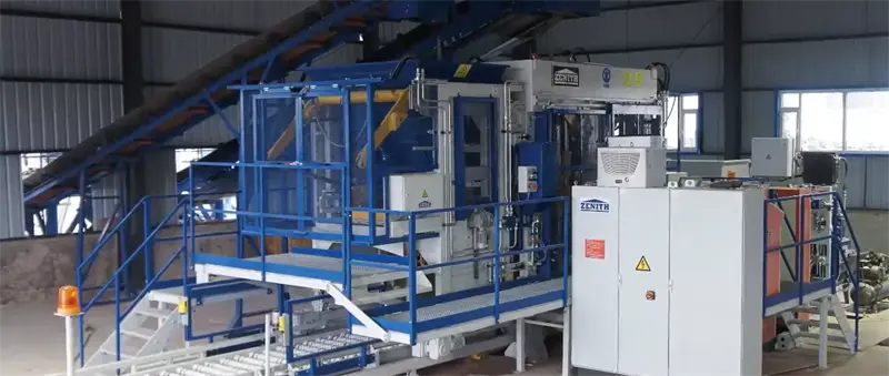 Projek pengeluaran bata konkrit berbilang lapisan yang sepenuhnya automatik telah dilancarkan di Afrika.