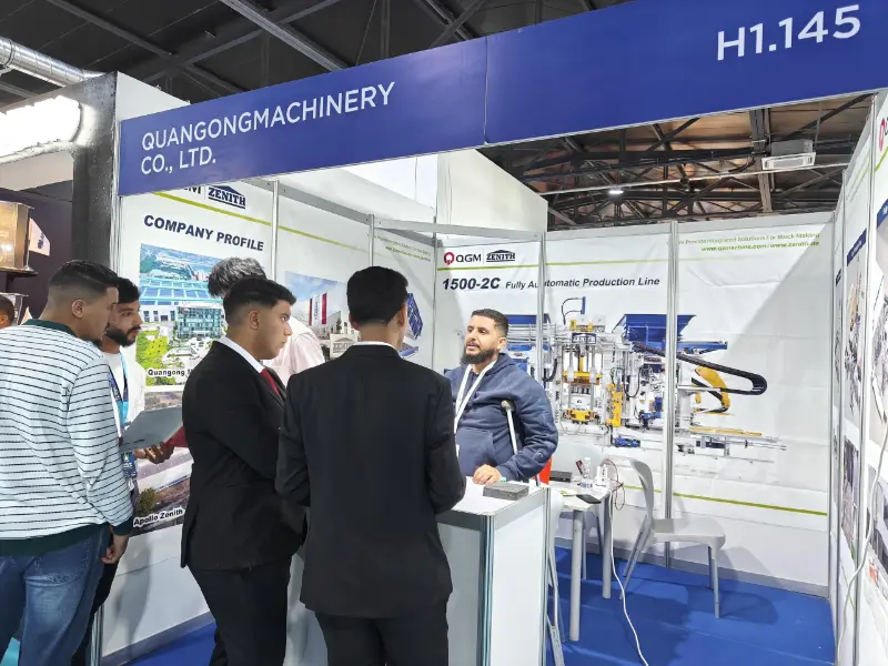 Mendalami Akar di Afrika Utara, Membina Masa Depan dengan Kepintaran | Quangong Machinery Co., Ltd. Pameran di Pameran Bahan Binaan Benghazi 2026, Memperkasa Bab Baru dalam Infrastruktur Serantau