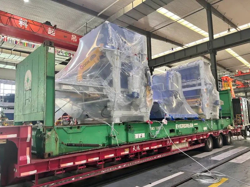 Barisan pengeluaran pembuatan batu bata berskala besar 1500 Quangong Machinery dihantar ke luar negara sekali lagi