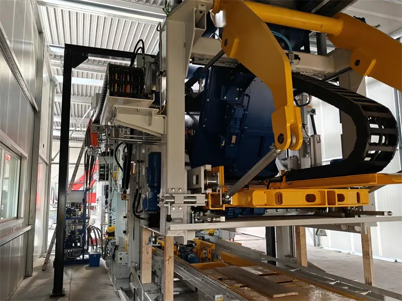 Mesin Pembuat Blok Automatik untuk Industri Konkrit Amerika Selatan
