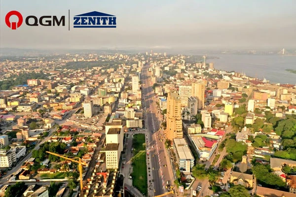 Mesin Blok Konkrit QGM QT6 di KINSHASA D.R CONGO